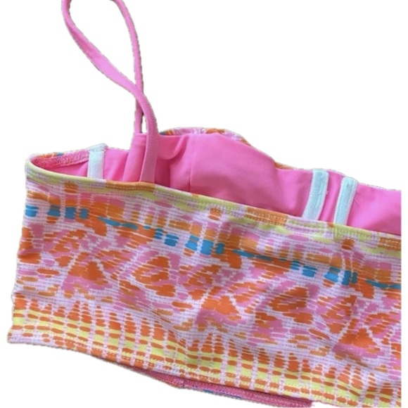 Lolli Swim Carnival Bikini Top. Underwire, Long Line Bralette. Balconette - Picture 4 of 7